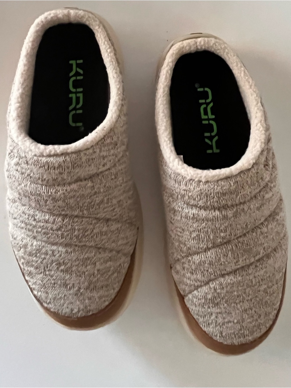 KURU Draft 2 Recovery Mule Slippers Women's Size 6 Medium NWOB Oatmeal Heather - Picture 14 of 16